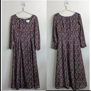Vintage Tristan and Iseut Floral Dress